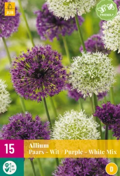 ohgreen Bloembollen|Ecocheques|15 allium paars-wit mix