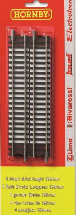 ohgreen Lemax Kerstdorpen|4 rechte rails 168mm