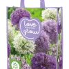 ohgreen Bloembollen|Ecocheques|1 shopping bag met allium paars-wit mix 'love what you grow'