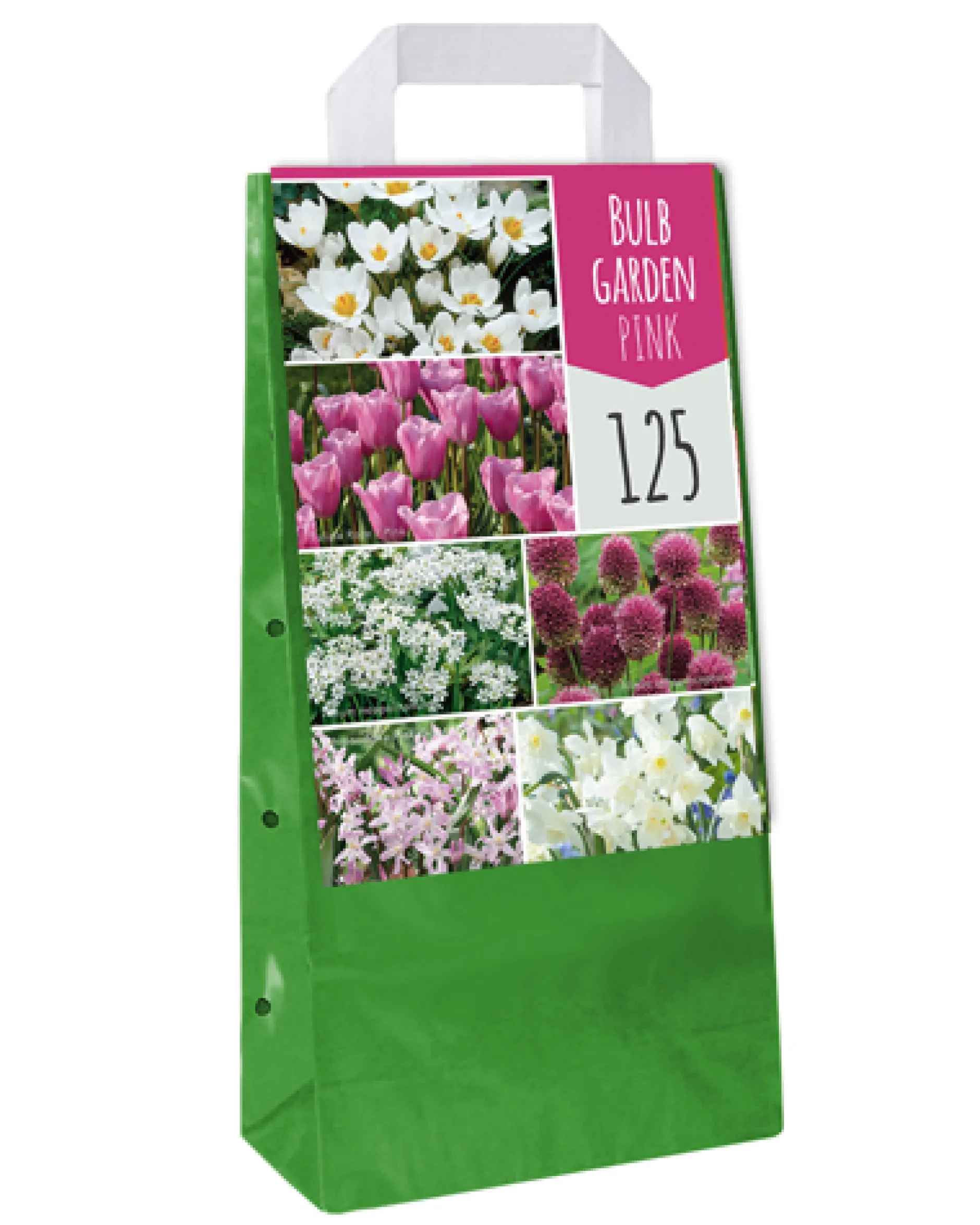 ohgreen Bloembollen|Ecocheques|1 tas met 125 bollen bulb garden pink