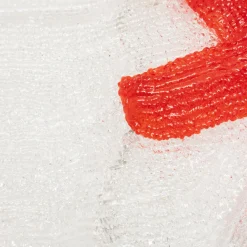 ohgreen Deco Verlichting Buiten|Acryl hond met kerstmuts 60 led h37cm