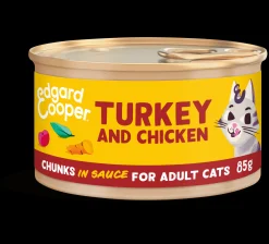 ohgreen Kat Voeding|Adult kalkoen&kip in saus 85g