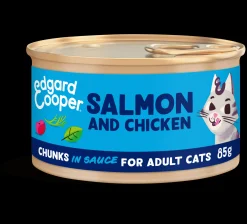 ohgreen Kat Voeding|Adult zalm&kip in saus 85g