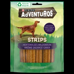 ohgreen Werelddierendag|Hond Voeding|Adventuros Strips met Hert 90g