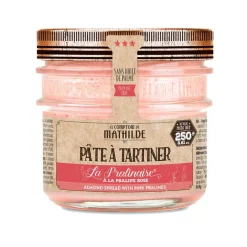 ohgreen Voeding|Amandelpasta met roze pralines