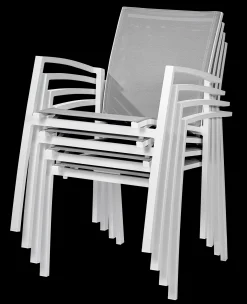 ohgreen Tuinmeubelen|Armstoel Grant wit