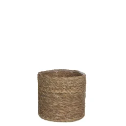 ohgreen Potten En Vazen|Atlantic mand licht bruin - h16xd16cm