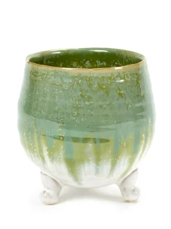 ohgreen Potten En Vazen|Bain blanche Pot bol driepikkel l d15,5