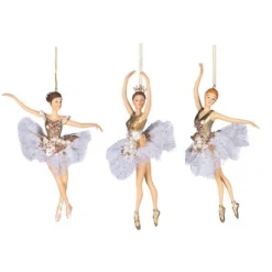 ohgreen Kerstornamenten|Ballerina ornament met tule en parels