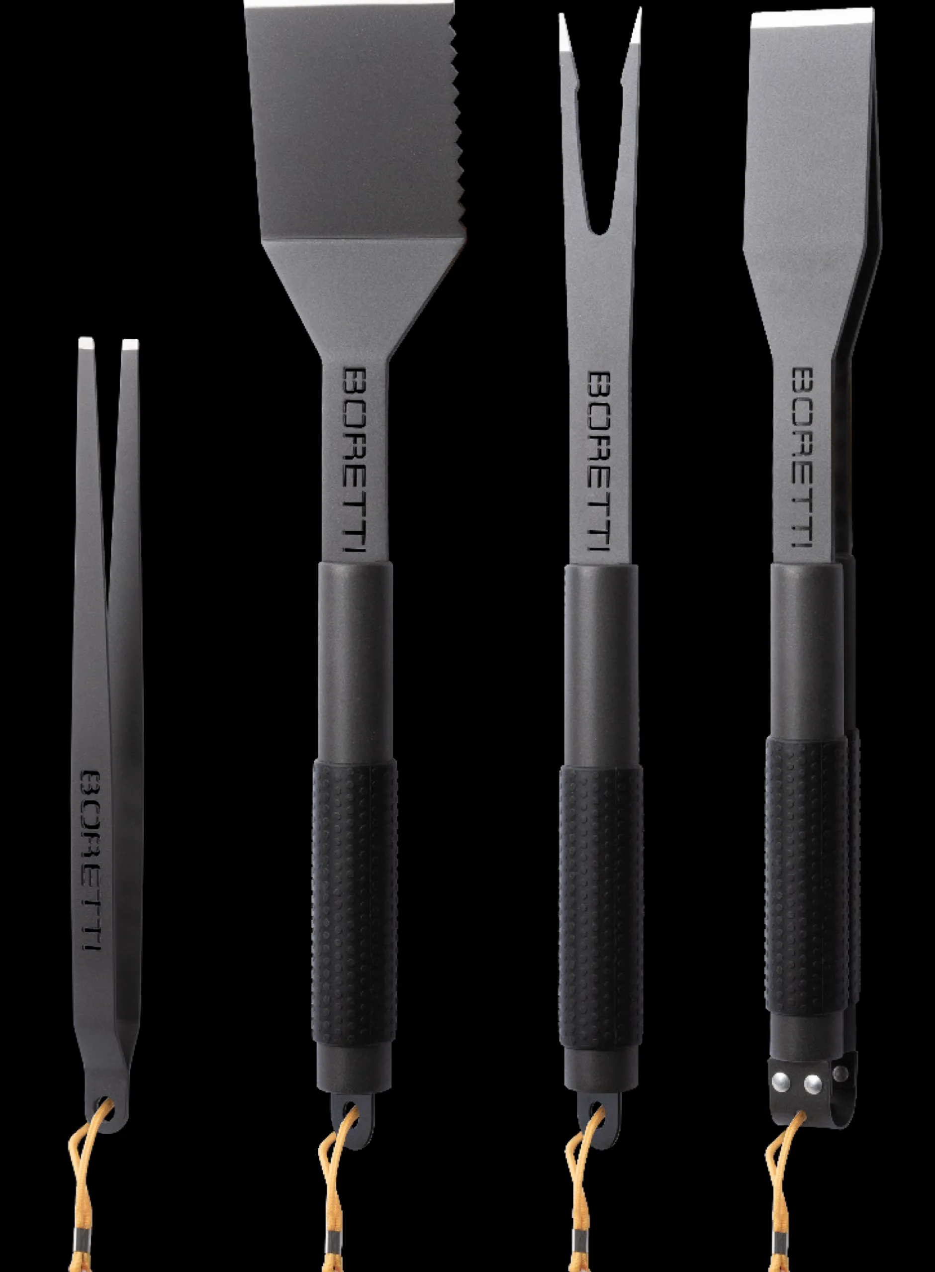 ohgreen Accessoires En Onderhoud|Barbecue 4-delige set (tang, spatel, vork, pincet)