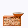 ohgreen Bbq|Barbecue Island d88cm met grote houtopslag