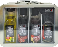 ohgreen Voeding|Bbq set deluxe metalen koffertje