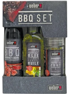 ohgreen Voeding|Bbq set trio (olie, crème & zout)