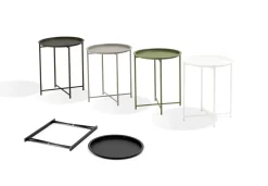 ohgreen Tuinmeubelen|Bijzettafel Nora wit