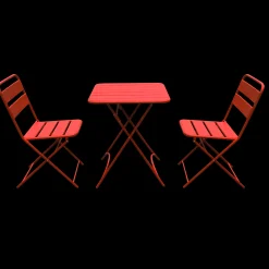 ohgreen Tuinmeubelen|Bistrostoel Jane rood