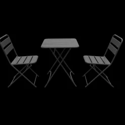 ohgreen Tuinmeubelen|Bistrostoel Jane zwart