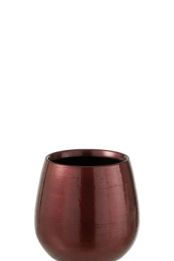 ohgreen Potten En Vazen|Bloemp blinkend ker rd/gd m (21x21x19cm)