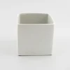 ohgreen Potten En Vazen|BLOEMPOT VIERKANT BASIC MINI Ø 7CM MAT WIT
