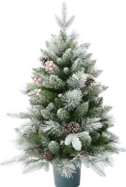 ohgreen Kerstbomen|Kerstbomen Kunststof|Boom in pot 58 x 90cm