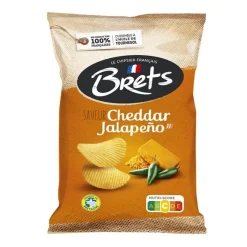 ohgreen Voeding|Brets chips met cheddar jalapeño smaak