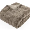 ohgreen Cosy Corner|Bubble konijnenbont throw - taupe