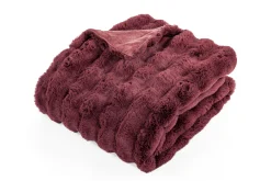 ohgreen Cosy Corner|Bubble konijnenbont throw - applebutter
