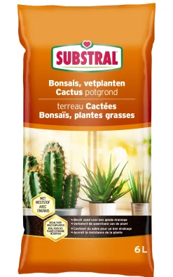 ohgreen Bodemverbetering|Ecocheques|Cactus-, bonsai- en vetplantenpotgrond 6L