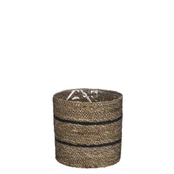 ohgreen Potten En Vazen|Celestial mand zwart - h20xd20cm