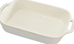 ohgreen Koken|Ceramic by Staub Gratineerschaal 34 x 24 cm - ivoor