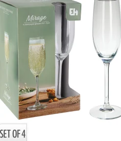 ohgreen Servies|Champagneglas set van 4