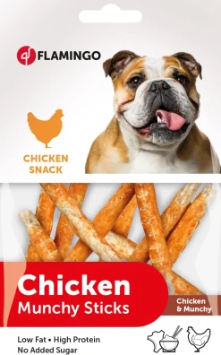 ohgreen Hond Voeding|Werelddierendag|Chick'n snack munchy milk stick 80gr