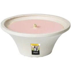 ohgreen Geuren|Citronellakaars in witte schaal - Summer Blossom