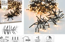 ohgreen Basis Kerstverlichting|Clusterverlichting 1512led warm wit