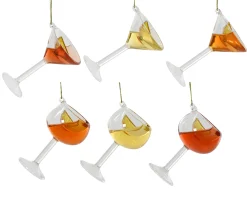 ohgreen Thema Luxury|Kerstornamenten|Cocktail glas vloeibaar binnenin