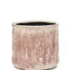 ohgreen Potten En Vazen|Craquelé Pot flame rose d14 h13 cm