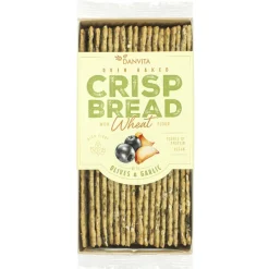 ohgreen Voeding|Crispbread met olijven & look (vegan) 130g