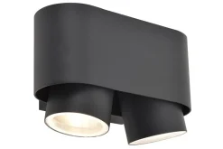 ohgreen Verlichting|Cypres wandlamp donkergrijs gu10 2*max.7ww