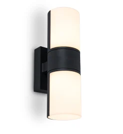 ohgreen Verlichting|Ecocheques|Cyra wandlamp met 2 lichkoppen mat zwart led 16.1w