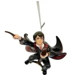 ohgreen Kerstornamenten|3d ornament harry potter op bezemsteel