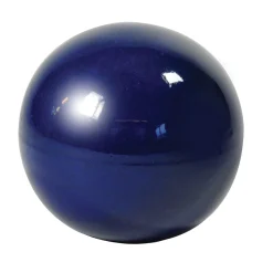 ohgreen Aardewerk|Decoratieve bol geglazuurd blauw