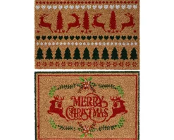 ohgreen Kerstdecoratie|Deurmat kokosvezel christmas