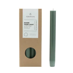 ohgreen Kaarsen|Dinner kaarsen donkergroen