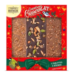 ohgreen Feesttafel|Doos van 3 tabletten zwart en melk