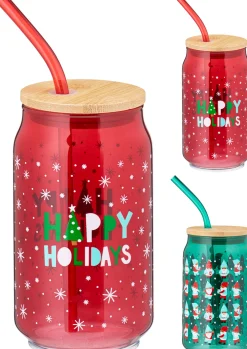 ohgreen Feesttafel|Drinkglas met rietje