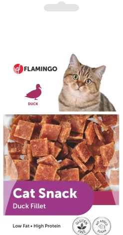 ohgreen Werelddierendag|Kat Voeding|Duck fillet bites cat 50gr