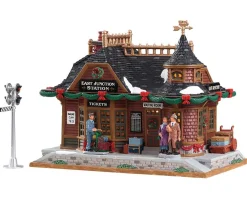 ohgreen Lemax Kerstdorpen|East junction station , b/o led