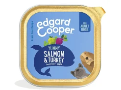 ohgreen Hond Voeding|Edgard & cooper, cup voor adult honden met zalm & kalkoen, 150g