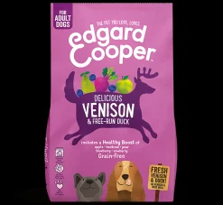 ohgreen Hond Voeding|Edgard & cooper, hondenbrokken voor adult met hert & eend, 700g