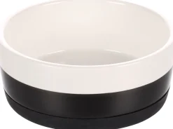 ohgreen Eet-En Drinkpotten|Eet- en drinkpot duke rond zwart & wit