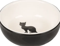 ohgreen Eet-En Drinkpotten|Eet- en drinkpot nala rond zwart & wit